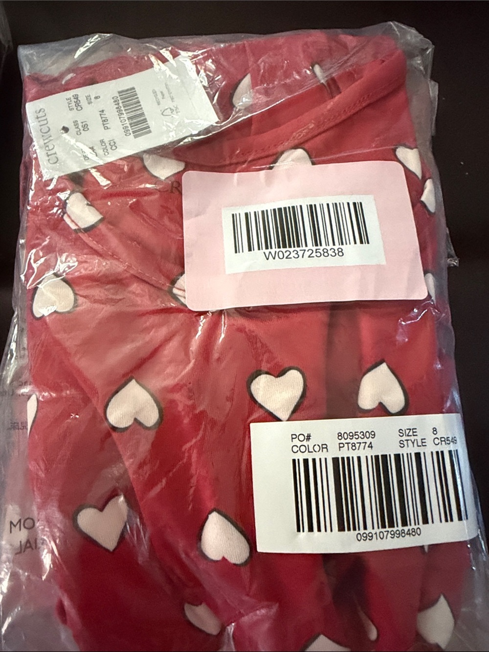 Crewcuts Red Tank Dress with White Heart Print tennis performance wear workout - Picture 8 of 8